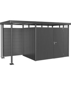 Biohort parete posteriore grigia per tetto laterale H2-H5 134x181 cm