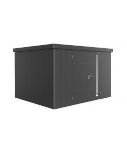 Casetta Neo 3D doppia porta, grigio scuro metallizzato