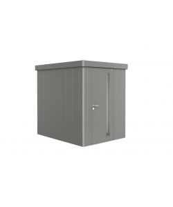 Casetta per attrezzi Neo 2A porta standard, grigio quarzo metallizzato