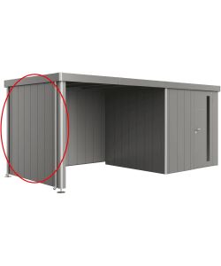 Biohort Parete Laterale Grigio Scuro per Casetta Neo 2A - 203x200 cm