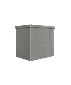 Casetta per attrezzi Neo 1B porta standard, grigio quarzo metallizzato