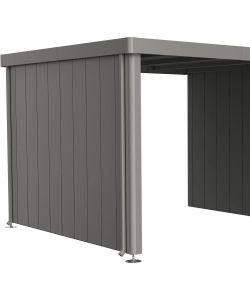 Biohort Parete laterale casetta Neo 2A grigio scuro 259x200 cm