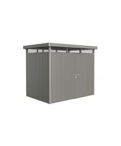 Casetta HighLine Misura H2 grigio quarzo metallizzato, porta standard