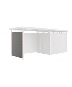Parete laterale per tetto laterale casetta HighLine H2 grigio quarzo metallizzato