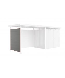 Parete laterale per tetto laterale casetta HighLine H2 grigio quarzo metallizzato