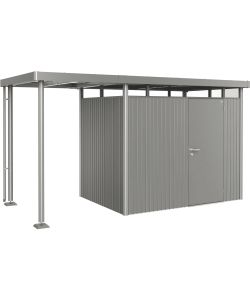 Biohort Tettoia laterale HighLine 2 grigio quarzo 150x195x222 cm