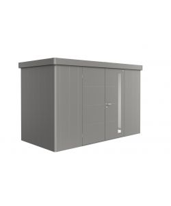 Casetta Neo 1D doppia porta, grigio quarzo metallizzato