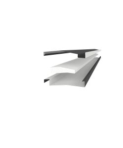 Biohort Pergola Grigio Quarzo 3,68x3,68 m in Metallo con Deflusso Pioggia