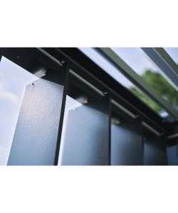Biohort Parete Laterale a Lamelle Grigio Quarzo 10 x 235 x 272 cm
