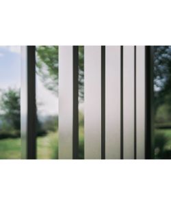 Biohort Parete Laterale a Lamelle Grigio Quarzo 10 x 235 x 272 cm