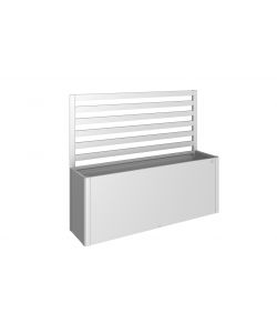 Biohort Graticcio piante rampicanti acciaio zincato argento 4 m x 91 cm