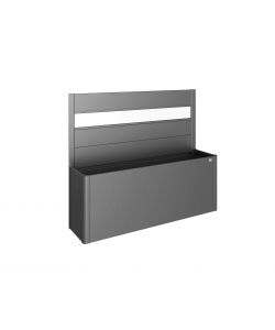 Biohort Schermo frangivista aiuole rialzate 400x91 cm grigio scuro