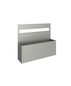 Biohort Schermo Frangivista Aiuola Rialzata 400x91 cm Grigio Quarzo