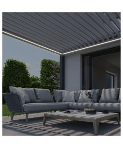 Biohort Illuminazione LED Pergola 4x3 m Bianco Caldo 3000K 900 lm