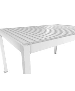 Biohort Pergola in Metallo Bianca 4x3m con Lamelle Regolabili