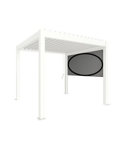 Biohort Tenda da Sole ZIP 272x235 cm Bianca per Pergola Esterno