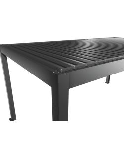 Biohort Pergola Metallo Grigio Quarzo 5,5x3 m Design Moderno Esterno