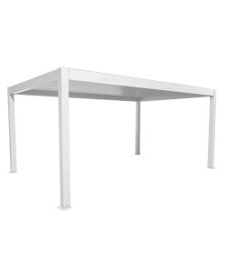 Biohort Pergola in Metallo Bianco 552,5 x 367,5 x 264 cm - Comfort Outdoor