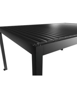 Biohort Pergola in Metallo Grigio Scuro 552,5 x 367,5 cm con Lamelle