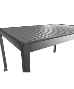 Biohort Pergola in Metallo Grigio Quarzo/Argento 460x312 cm