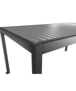 Biohort Pergola in Metallo Grigio Quarzo/Argento 552,5x312 cm