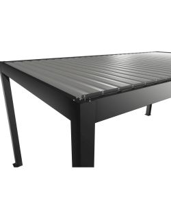 Biohort Pergola in Metallo Grigio Scuro/Argento 552,5 x 312 cm