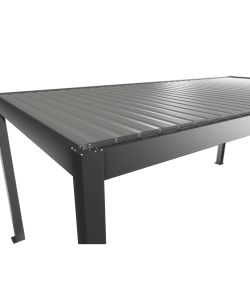 Biohort Pergola in metallo grigio quarzo/argento 608x312 cm