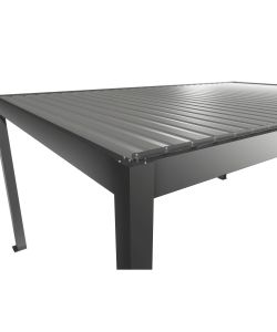 Biohort Pergola in Metallo Grigio Quarzo/Argento 5,5x3,5 m Outdoor