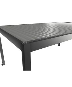 Biohort Pergola autoportante grigio quarzo/argento 6x3,5 m con lamelle