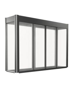 Biohort Mini Serra Florentina 2x0,5 m Grigio Scuro Metallizzato
