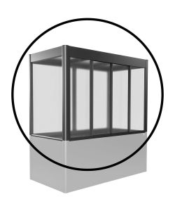 Biohort Estensione Serra Florentina 2x1 Grigio Scuro Metallizzato
