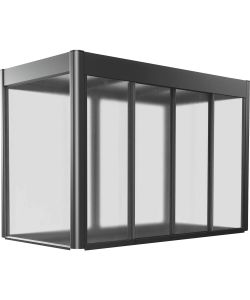 Biohort Estensione Serra Florentina 2x1 Grigio Scuro Metallizzato