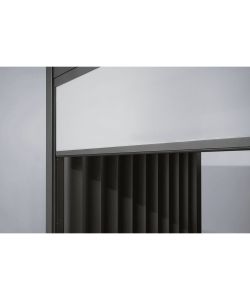 Biohort Tenda da Sole Elettrica 3,27x2,35 m Grigio Scuro per Pergola