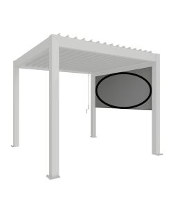 Biohort Tenda da Sole Elettrica Grigio Quarzo 364x235 cm per Pergola