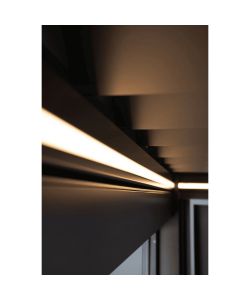 Biohort Illuminazione LED pergola bianco caldo 1,7x700 cm 2 pz