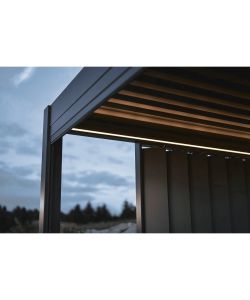 Biohort Illuminazione LED Pergola 1,7x820 cm Bianco Caldo Dimmerabile