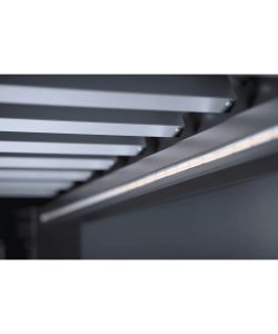 Biohort Illuminazione LED per Pergola 1,7x910 cm Bianco Caldo 2 pz