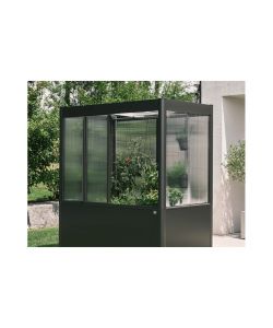 Biohort Struttura Rampicanti per Serra 150x150 cm Nero e Argento