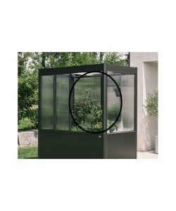 Biohort Struttura Rampicanti per Serra 150x150 cm Nero e Argento