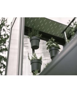 Biohort Set Vasi Florentina 3pz Grigio per Serre - Fissaggio a Parete