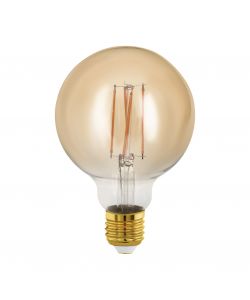 Lampadina LED Globo dimmerabile con filo oro E27 4W 1700K