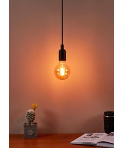 Lampadina LED Globo dimmerabile con filo oro E27 4W 1700K