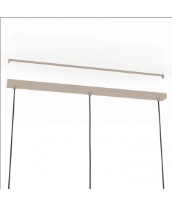 EGLO Lampada a Sospensione Romazzina 3 Luci Metallo Sabbia E27 900x200xH1100