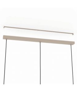EGLO Lampada a Sospensione Romazzina 3 Luci Metallo Sabbia E27 900x200xH1100