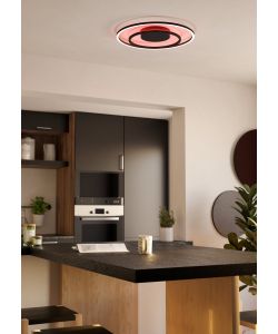 Plafoniera Led CALAGRANO-Z 3000-6500K 2700Lm Nera/Bianca