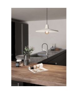 Eglo Lampada a Sospensione Miniere Grigio E27 �42 cm Altezza 110 cm