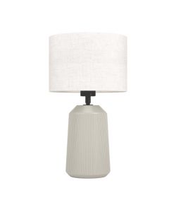 Eglo Lampada da tavolo Capalbio ceramica color sabbia 41 cm E27 40W