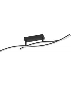 Eglo Grisolia plafoniera LED curva nera 12W 4000K 1500LM 84,9 cm