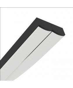Eglo Sospensione LED Grisolia 20W 4000K 2500LM Nero 140x7x120 cm