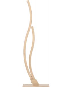 Eglo Lampada da Tavolo LED 12W Curva Marrone Effetto Legno 45,5 cm